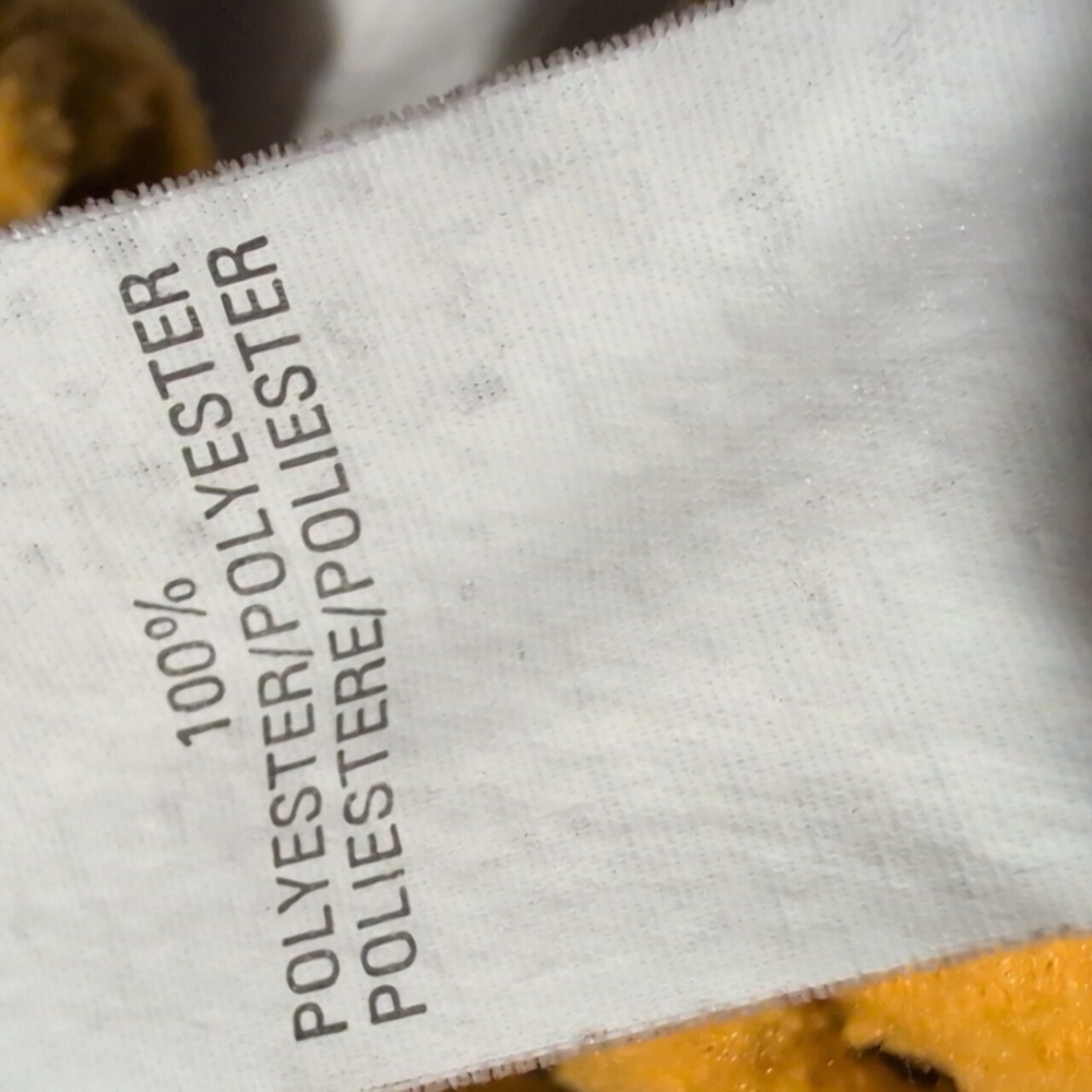 La Compagnie des Petits Kids Yellow Ribbed Lightweight Fleece Jacket Size 6 - Picture 8 of 9